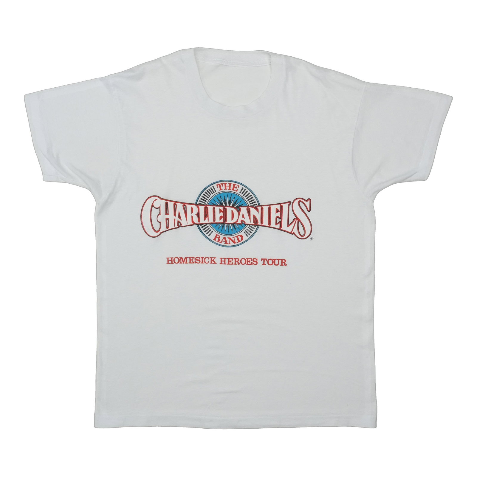 Vintage 1980s Charlie Daniels Band Homesick Heroes T Shirt (1 of 3)