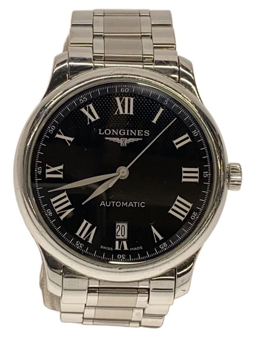 Longines L2.628.4 Black Dial Stainless Steel Wristwatch: Longines L2.628.4 Black Dial Stainless Steel Wristwatch This LONGINES Master Collection L2.628.4 men's wristwatch features a stainless steel case and a black dial. The watch is Swiss-made and designed