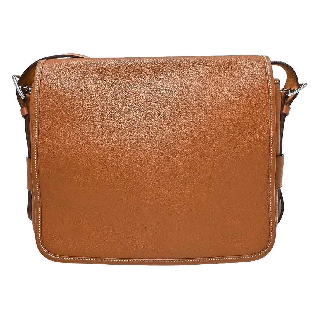 Hermes Barda Messenger Brown Leather Shoulder Bag (1 of 12)