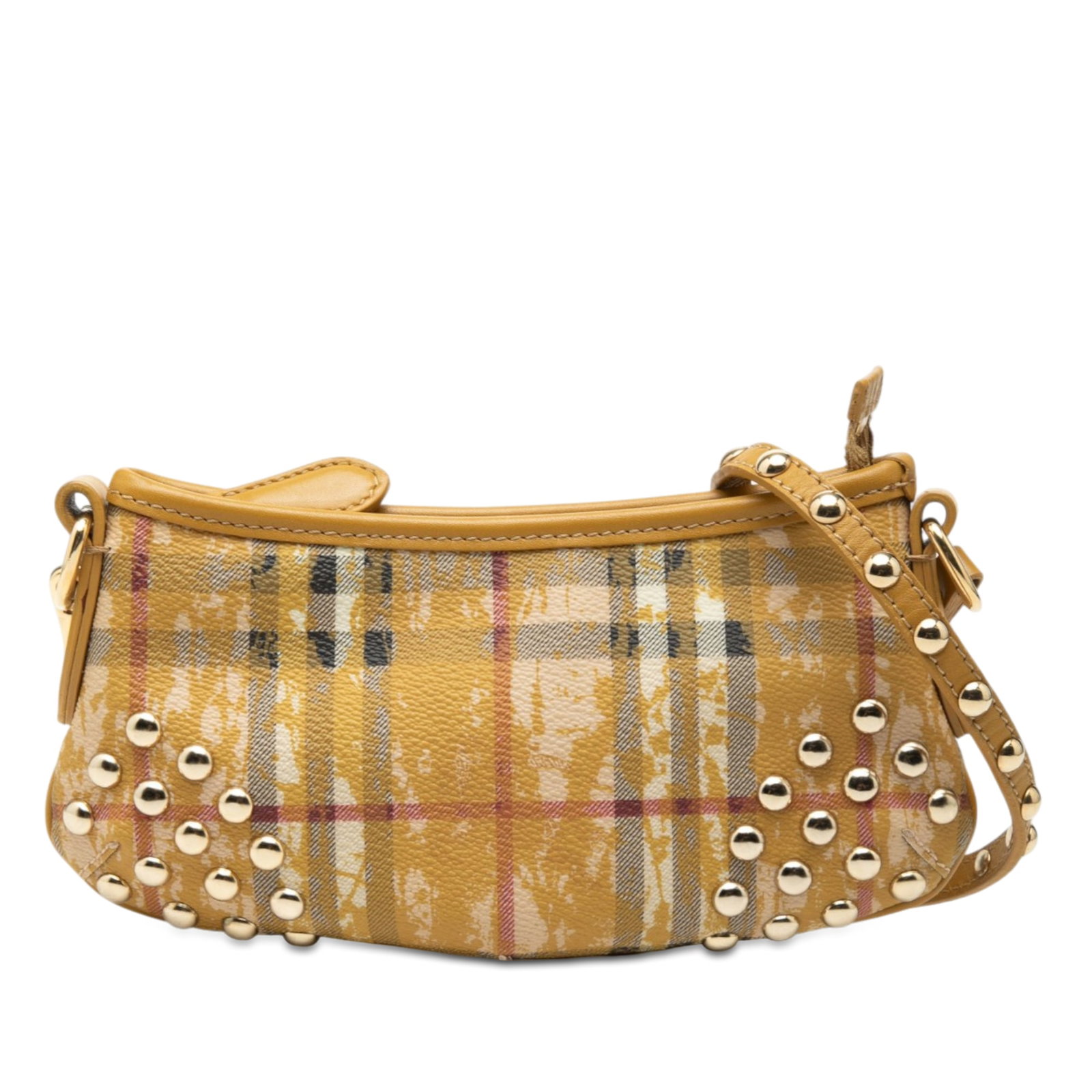 Burberry Canterbury studded Haymarket check crossbody bag (1 of 7)