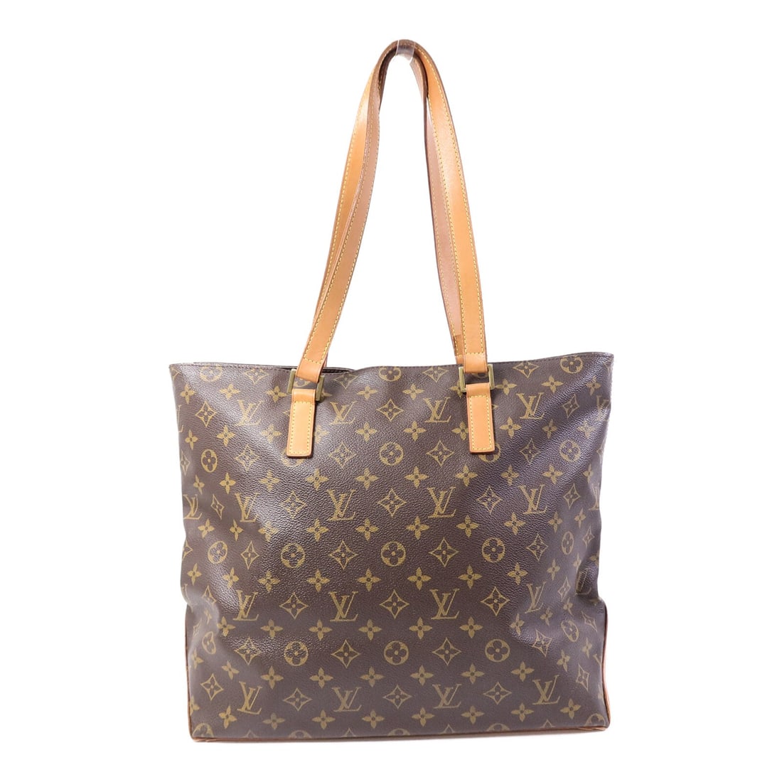 Louis Vuitton Cabas Mezzo Monogram Tote Shoulder Bag M51151 Brown (1 of 18)