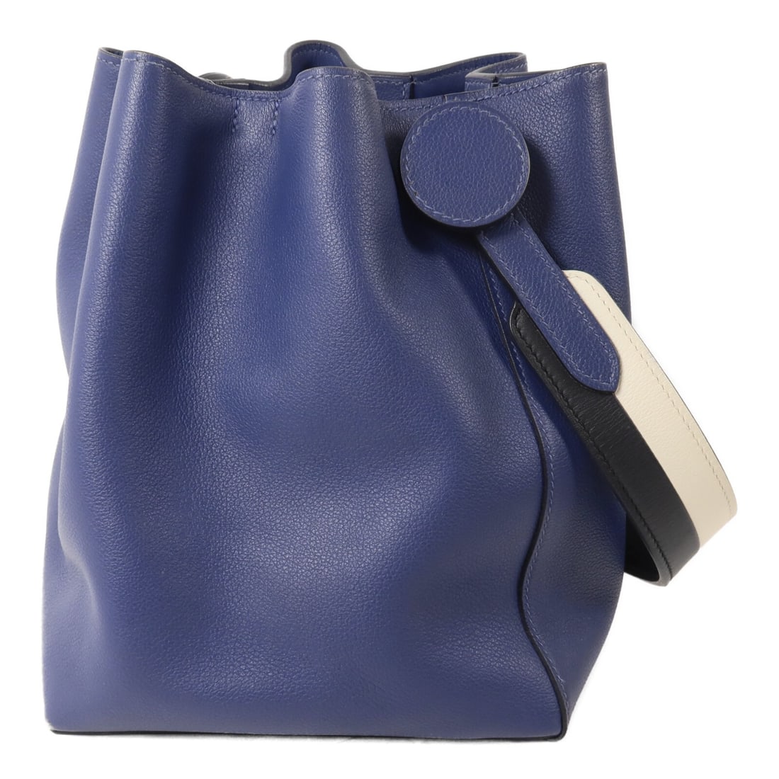 Hermes Licol 17 Evercolor Calfskin Shoulder Bag in Bleu Brighton (1 of 14)