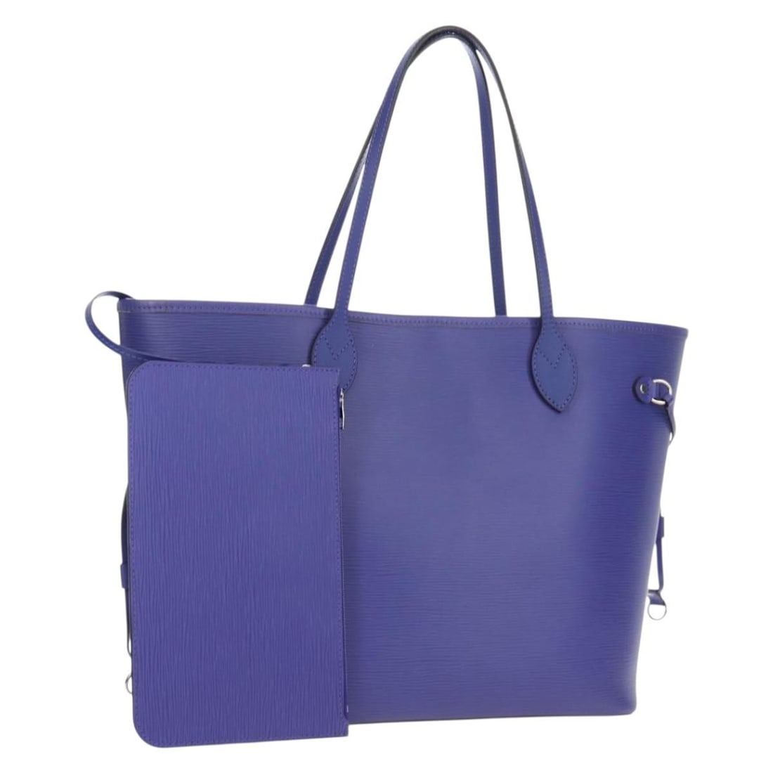 Louis Vuitton M40883 Neverfull MM Epi Leather Tote with Pouch Purple Fig (1 of 18)