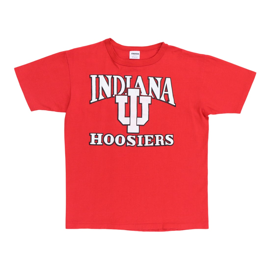 Vintage 1980s Indiana State Hoosiers Red Cotton T Shirt Extra Large: Vintage 1980s Indiana State Hoosiers Red Cotton T Shirt Extra Large This is an original vintage Indiana State Hoosiers shirt from the 1980s. The shirt is made from 100% cotton and features a red color