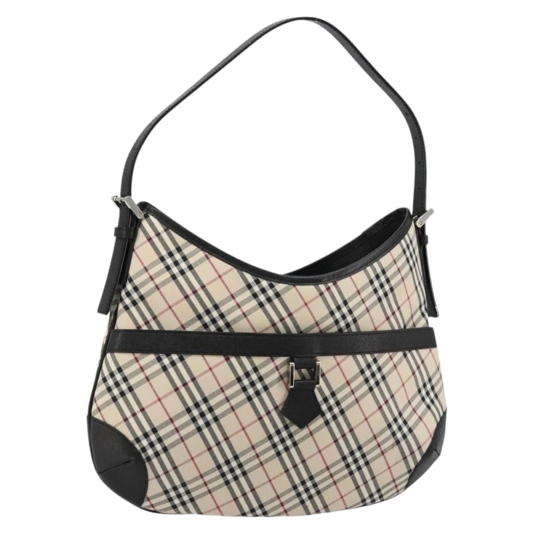 Burberry Nova Check Canvas Shoulder Bag Beige with Dust Bag (1 of 18)