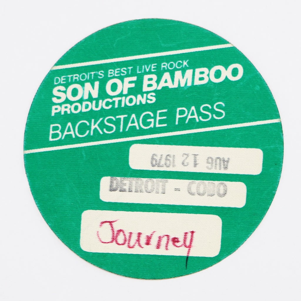 Authentic Vintage 1979 Journey Concert Backstage Pass August 12 (1 of 2)