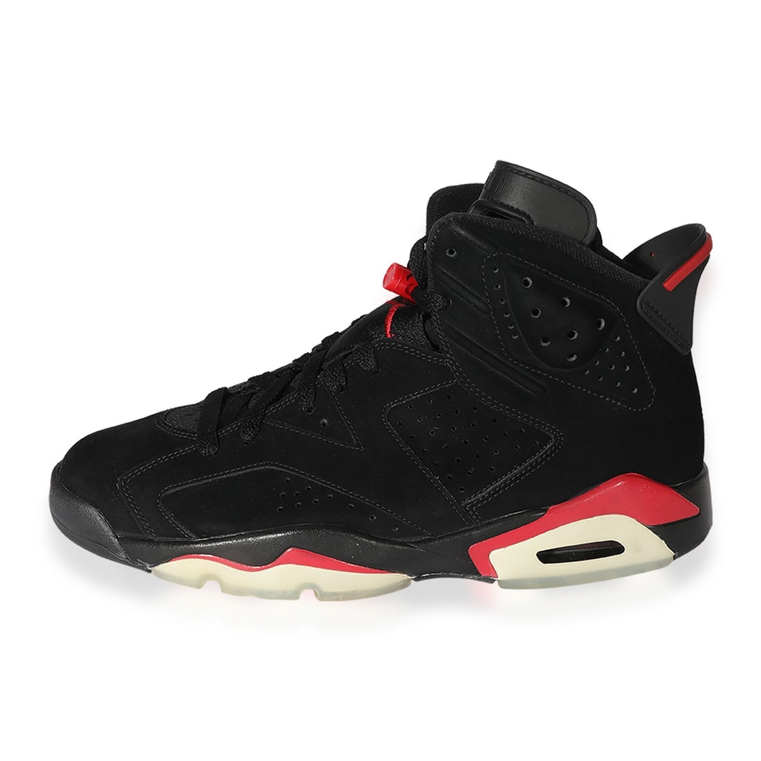 Air Jordan 6 Retro Varsity Red Men's Suede Sneakers Size 10 Box Lace Locks (1 of 6)