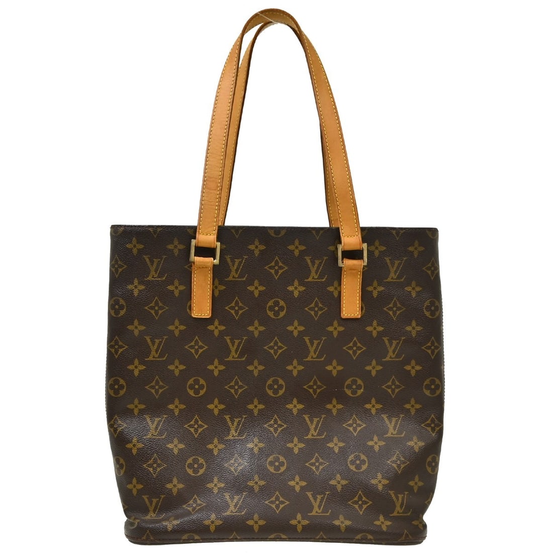 Louis Vuitton Vavin GM Monogram Canvas Tote Bag M51170: Louis Vuitton Vavin GM Monogram Canvas Tote Bag M51170 Vintage Louis Vuitton Vavin GM tote handbag in brown Monogram canvas and leather with double handles, an open top, and inner pockets. The bag sho
