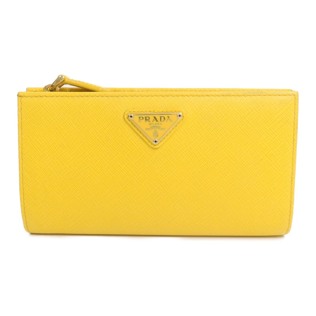 Prada 1ML009 Saffiano Leather Wallet Yellow (1 of 18)
