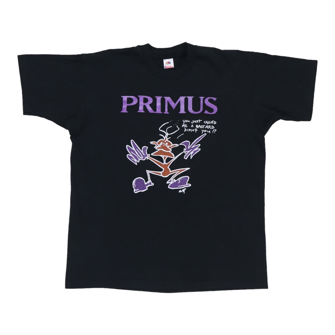 Vintage Club Bastardo Primus Black Cotton Shirt 1990s Extra Large (1 of 5)
