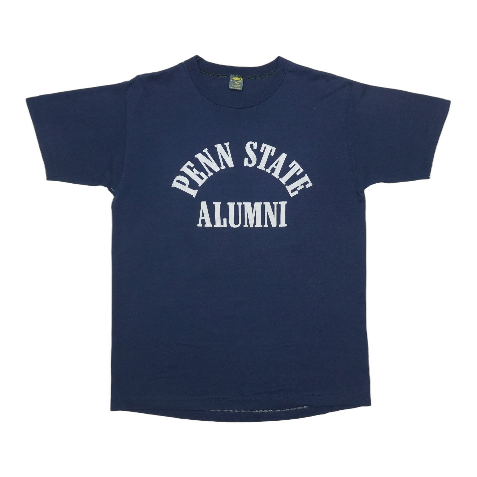 Vintage 1980s Penn State alumni blue 50 50 polycotton shirt (1 of 5)