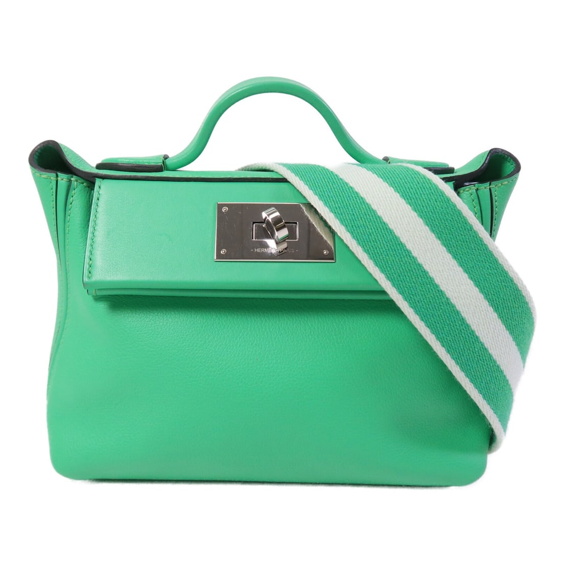 Hermes 24 24 Mini 2 Way Shoulder Bag Veil Comic Togo Swift Leather (1 of 14)