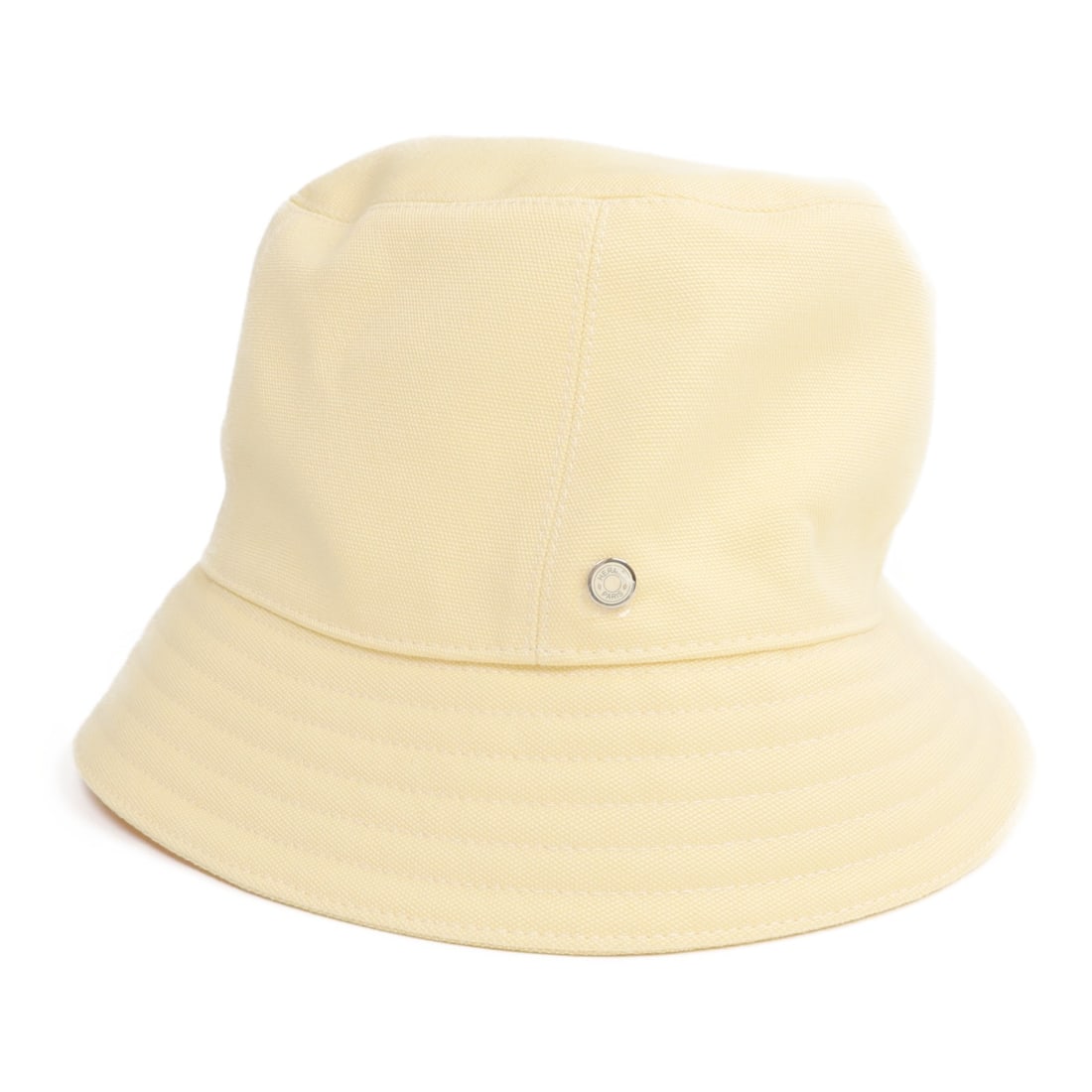 Hermes Unisex Cotton Hat Size 56 Yellow France (1 of 12)