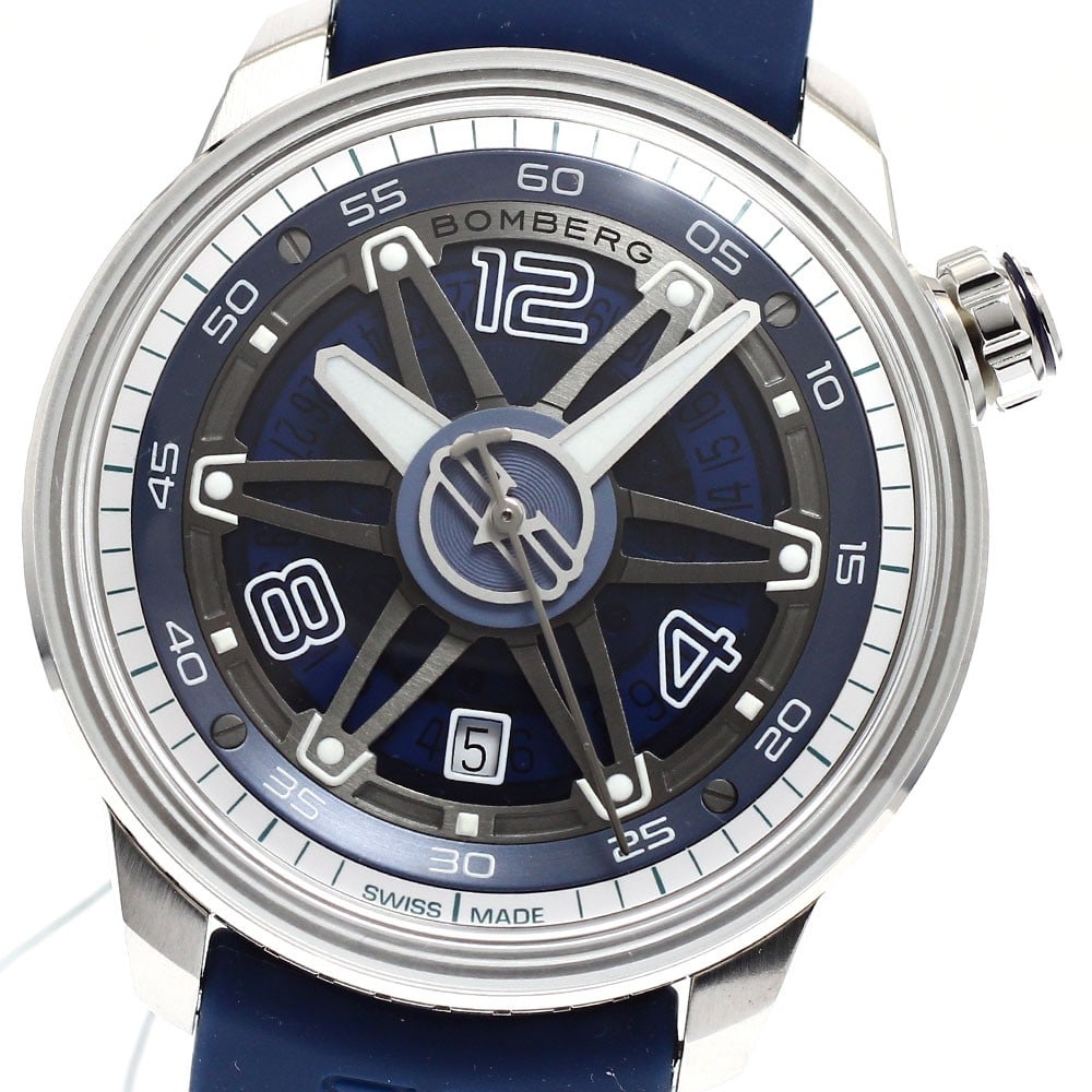 BOMBERG BB-01 Date Automatic Mens Wristwatch CT43ASS.22-2.11: BOMBERG BB-01 Date Automatic Mens Wristwatch CT43ASS.22-2.11 BOMBERG BB-01 men's automatic wristwatch from Switzerland, presented as a pre-owned item in unused condition with minor storage scratches p