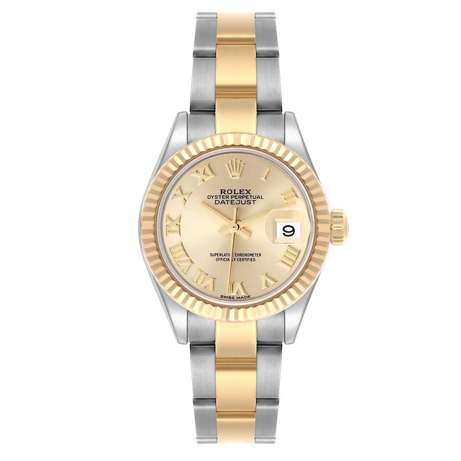 Rolex Datejust Lady 279173 Champagne Roman Dial Oyster Bracelet 2019 (1 of 7)