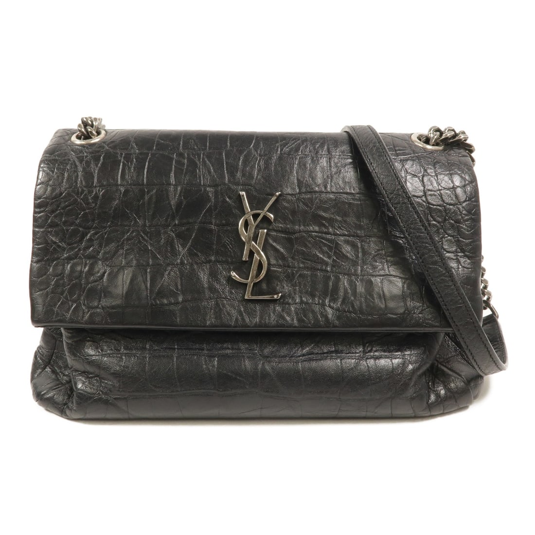 Saint Laurent West Hollywood 574106 black calfskin chain shoulder bag (1 of 18)