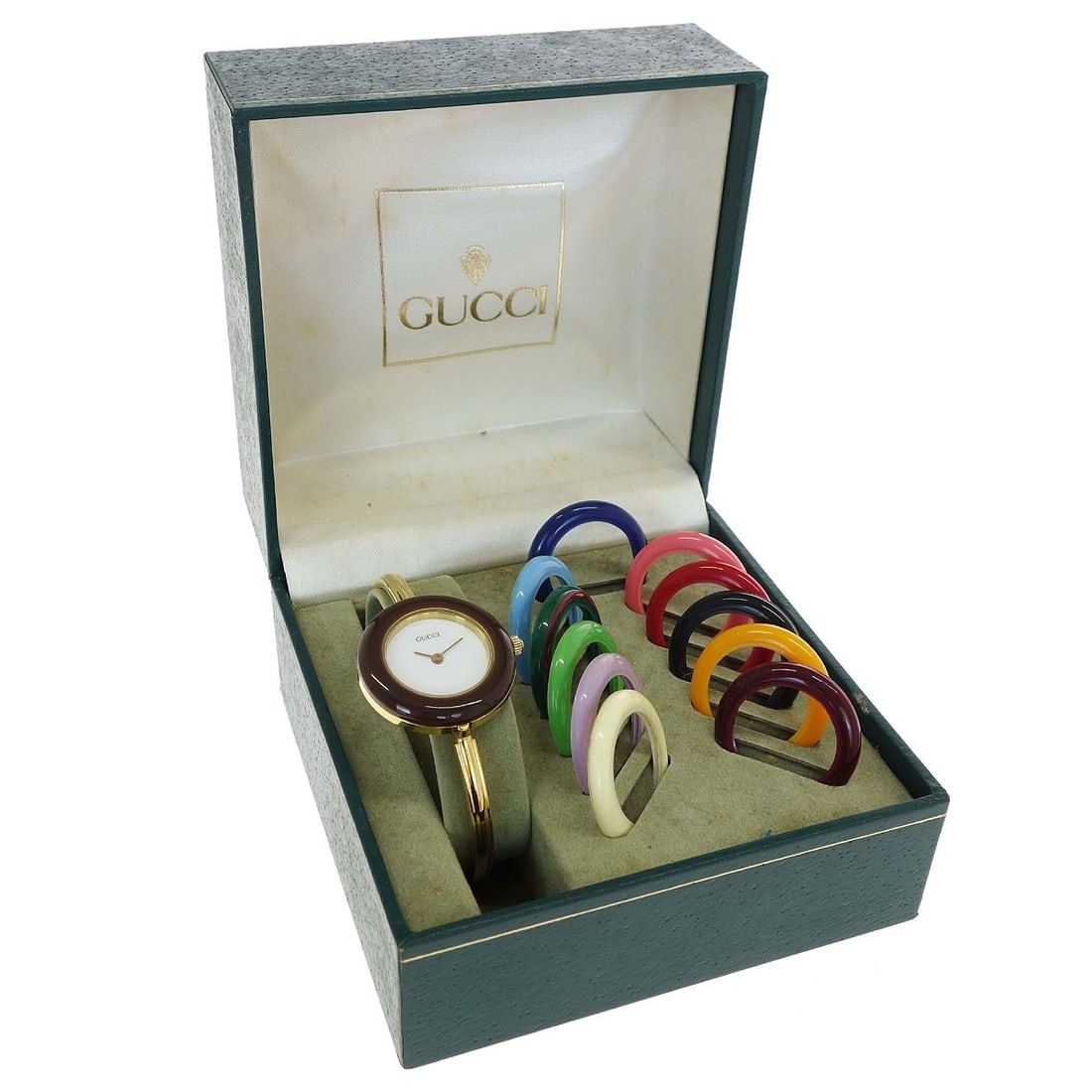 Gucci Change Bezel Chameleon 11 12.2 Swiss Quartz Wristwatch (1 of 10)