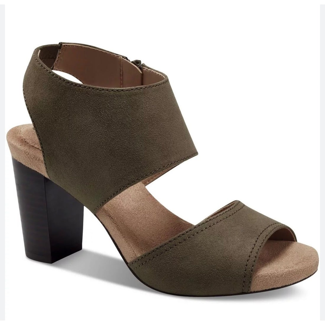 Giani Bernini Jaxxiee Olive Green D'Orsay Dress Sandals 11M (1 of 5)