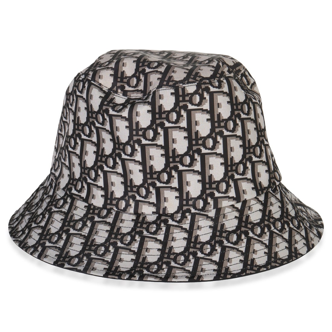 Christian Dior Teddy Bucket Hat Black Reversible Nylon Size 56 (1 of 6)