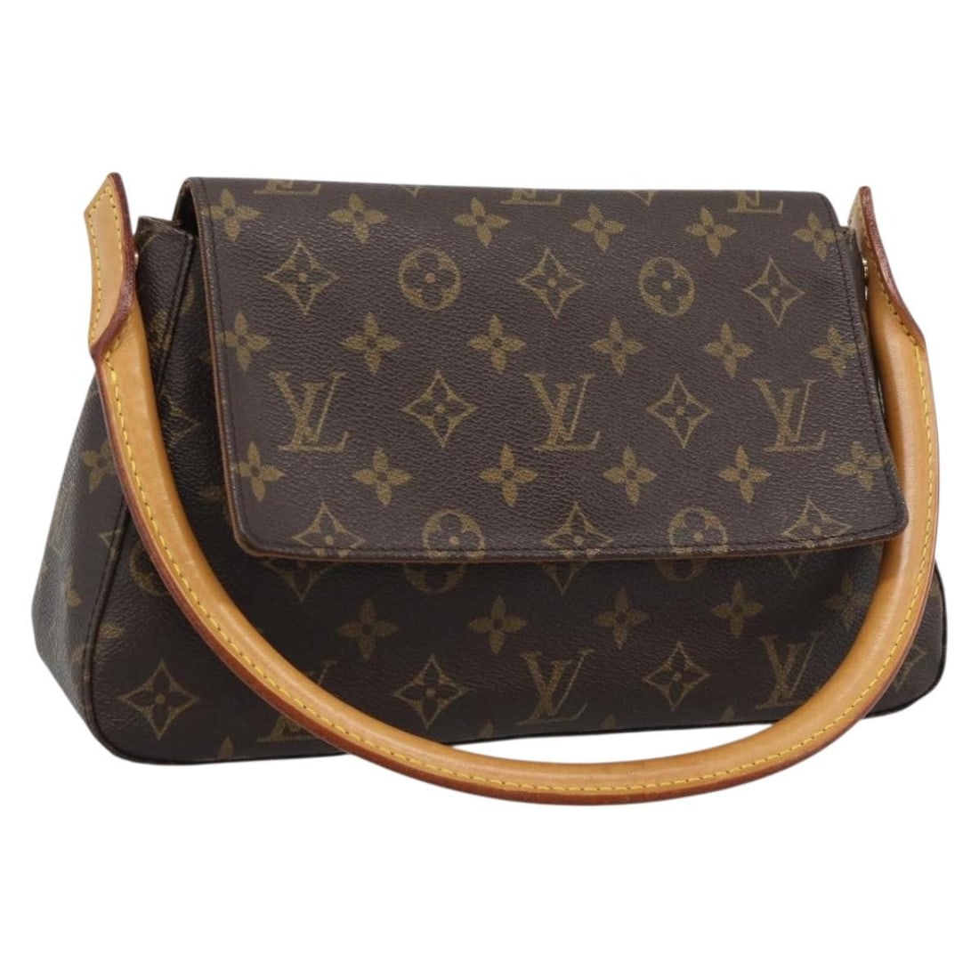 Louis Vuitton M51147 Mini Looping Monogram Canvas Shoulder Bag: Louis Vuitton M51147 Mini Looping Monogram Canvas Shoulder Bag A Louis Vuitton Monogram Mini Looping Shoulder Bag in Monogram Canvas, designed for women. It features a shoulder strap drop of approxima