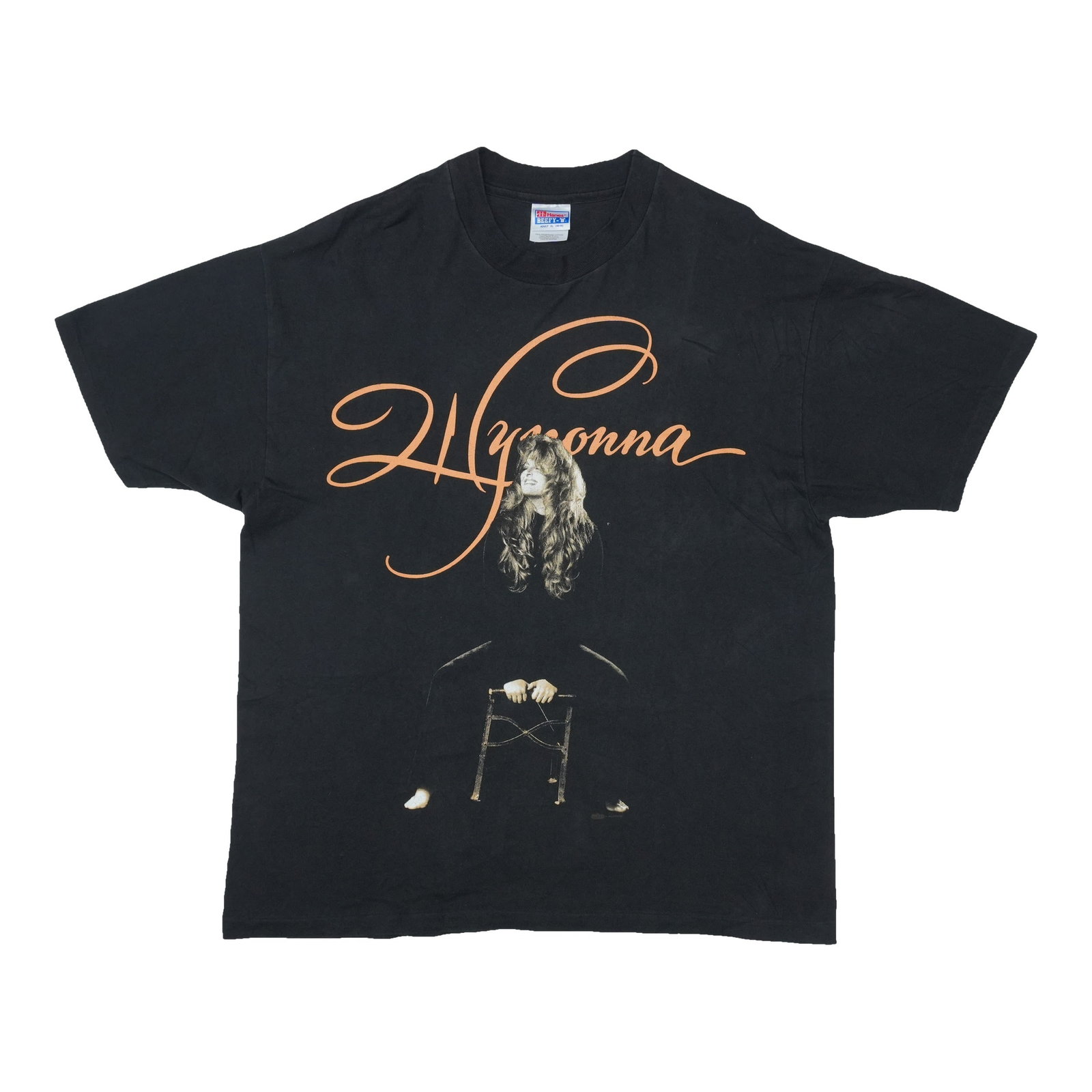 Vintage 1996 Wynonna Revelations Tour Black Cotton T Shirt XL: Vintage 1996 Wynonna Revelations Tour Black Cotton T Shirt XL Original vintage 1996 Wynonna Revelations World Tour shirt in black, made from 100% cotton. It is described as a true vintage shirt, not a