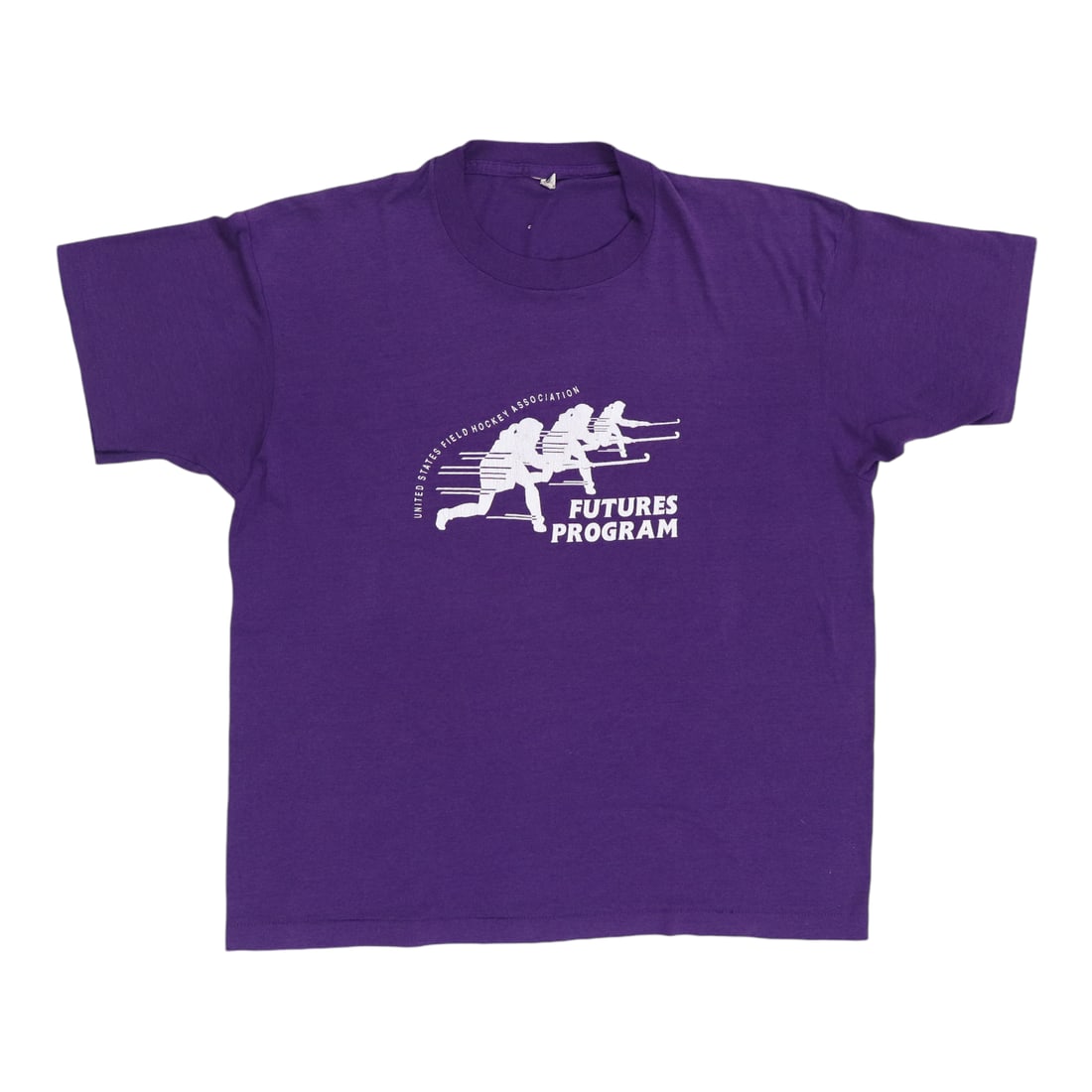 Vintage 1980s Purple USA Field Hockey Poly Cotton Shirt Extra Large: Vintage 1980s Purple USA Field Hockey Poly Cotton Shirt Extra Large This is an original vintage 1980s United States Field Hockey shirt. It is not a modern reproduction and features no graphics on the 