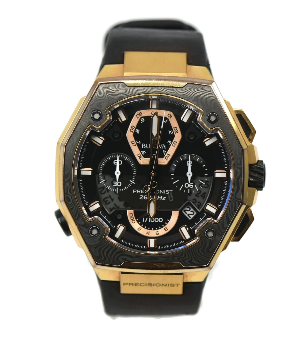 Bulova 98B356 Precisionist men's stainless steel wristwatch (1 of 5)
