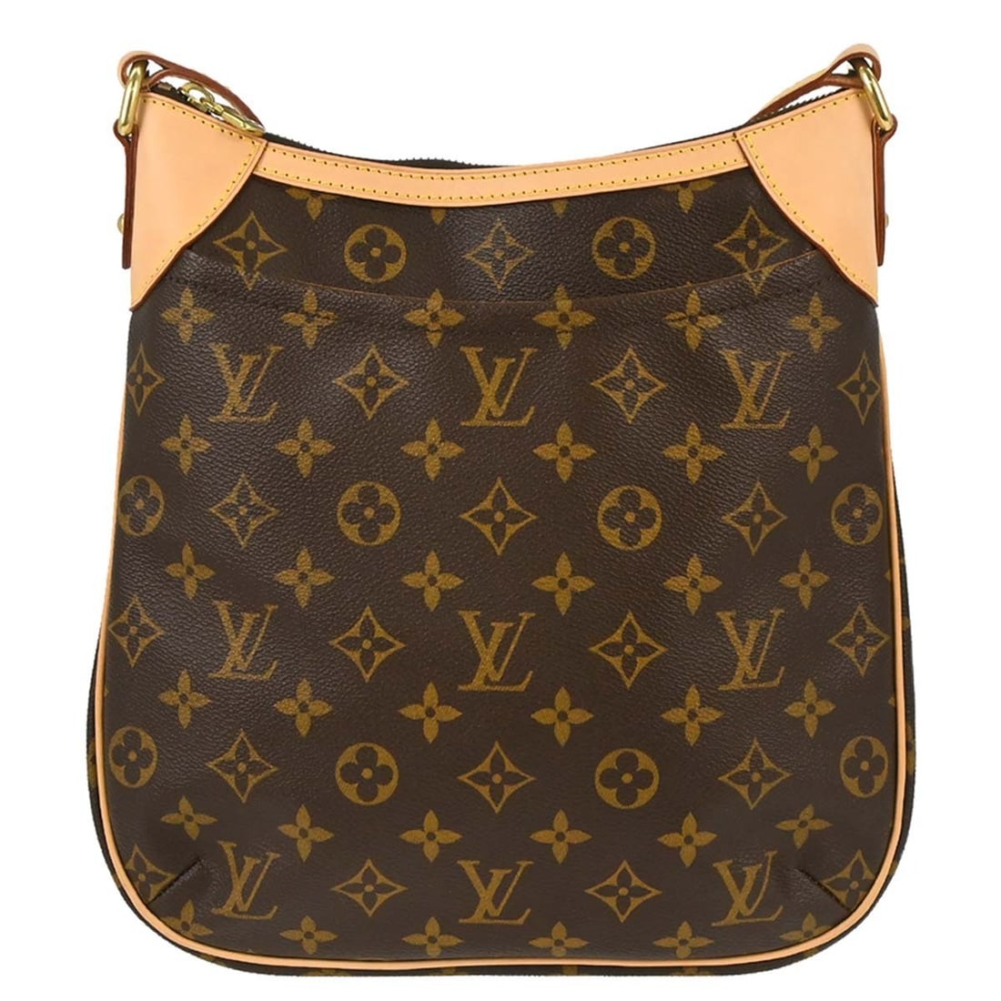 Louis Vuitton Odeon PM Monogram Crossbody Bag M56390: Louis Vuitton Odeon PM Monogram Crossbody Bag M56390 Louis Vuitton Odeon PM crossbody shoulder bag in brown Monogram canvas with leather trim. This medium bag features a zip closure, brown canvas lini