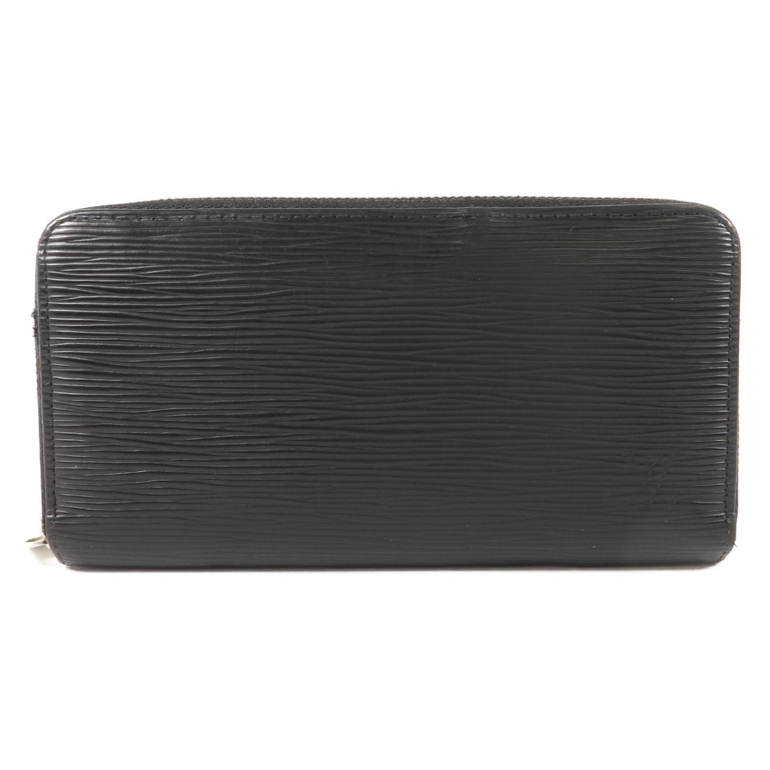 Louis Vuitton M60072 Epi Calfskin Zip Around Wallet Black: Louis Vuitton M60072 Epi Calfskin Zip Around Wallet Black Louis Vuitton Zippy Long Round Wallet in black Epi and calfskin (cowhide), designed as a unisex long wallet. It is a regular-size style made i