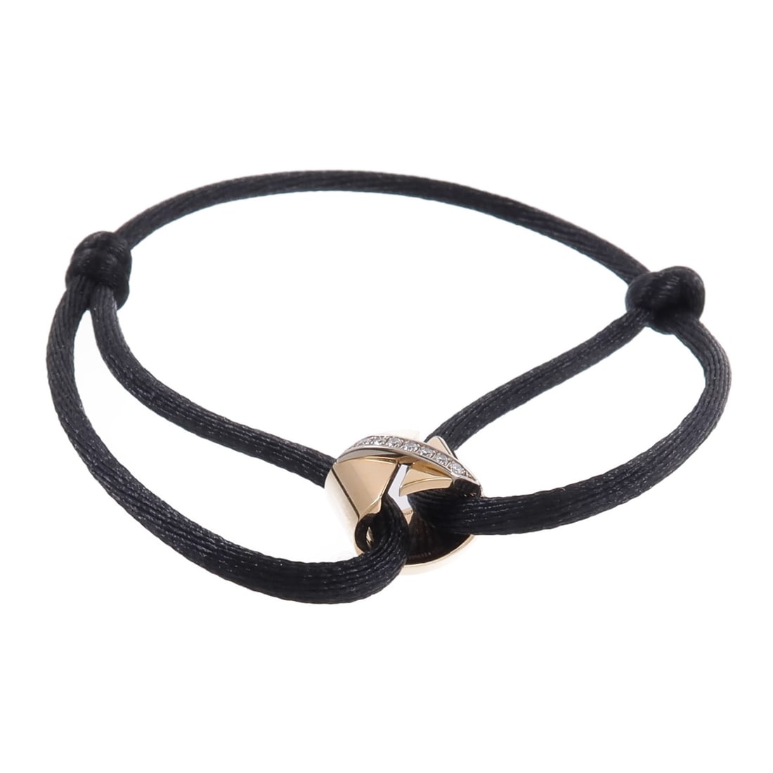 Chaumet Liens Evidence 18K Rose Gold Diamond Bracelet (1 of 8)