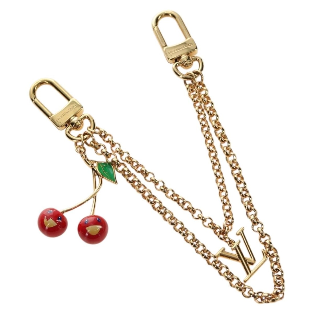 Louis Vuitton M02598 metal bag charm gold tone Italy (1 of 17)