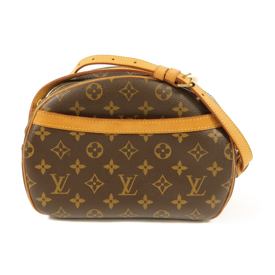 Louis Vuitton Blois Monogram Crossbody Shoulder Bag M51221 Brown: Louis Vuitton Blois Monogram Crossbody Shoulder Bag M51221 Brown Louis Vuitton Blois shoulder crossbody bag in brown Monogram x PVC coated canvas. It features gold-tone hardware, a shoulder strap with