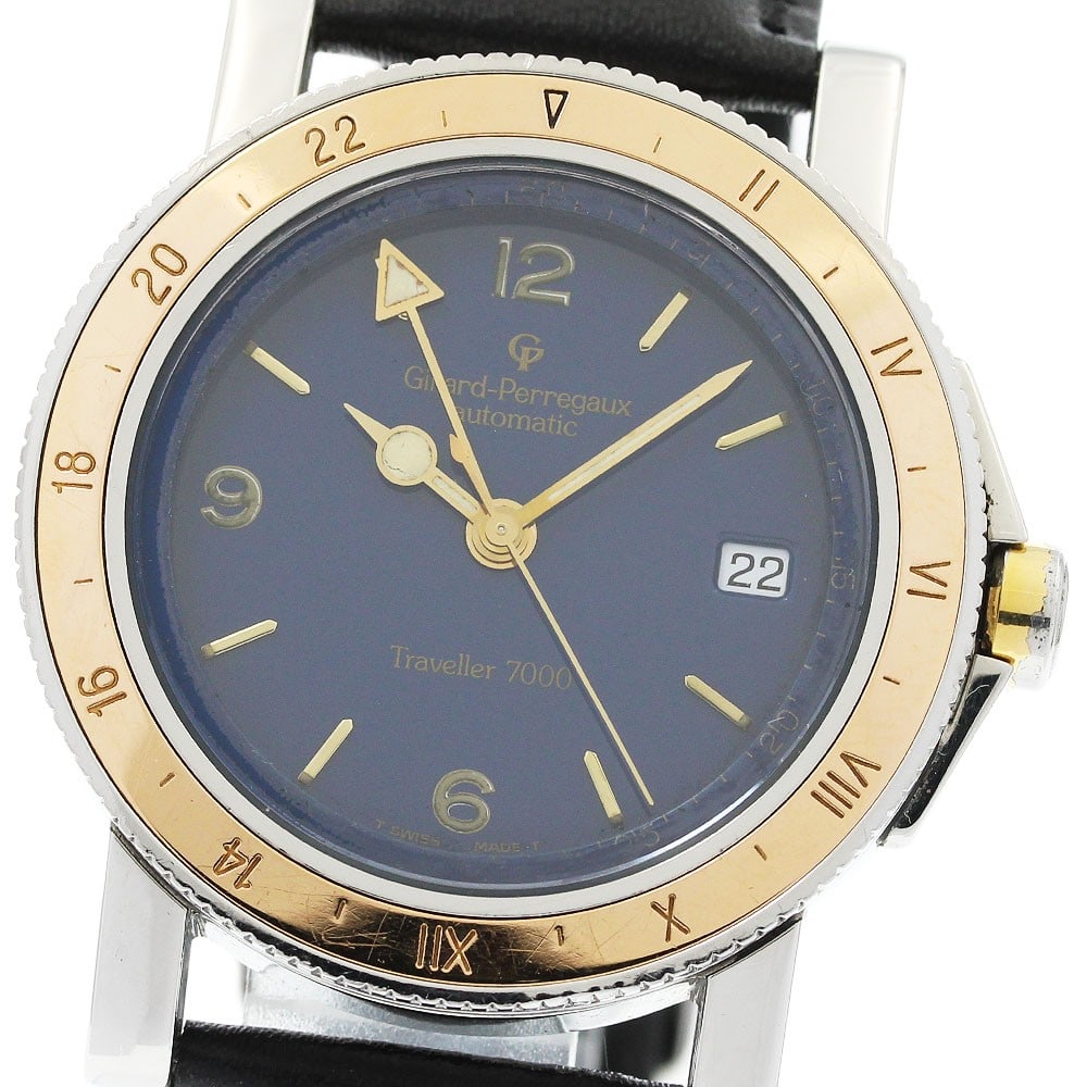 Girard Perregaux Traveler 7000 Ref 7200 Mens Automatic Date Watch (1 of 5)