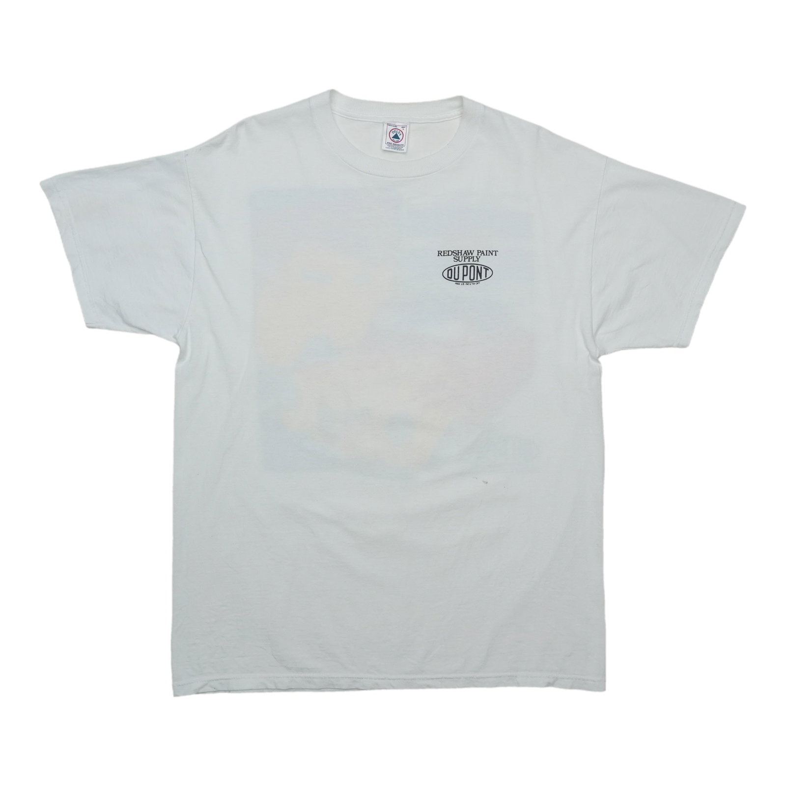 Vintage 1990s White Cotton DuPont Work Shirt Large (1 of 5)