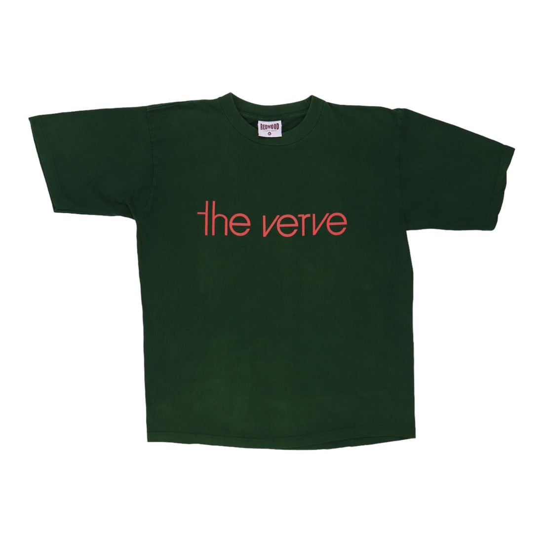 Vintage 1990s The Verve Green Cotton Shirt Extra Large: Vintage 1990s The Verve Green Cotton Shirt Extra Large This is an original vintage 1990s The Verve shirt, not a modern reproduction. The shirt is made from 100% cotton and features a green color with 