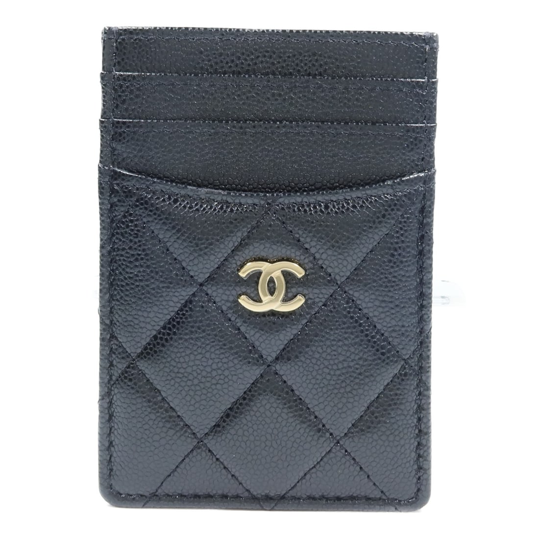 CHANEL CC Black Calfskin Card Holder with Box and Dust Bag (1 of 16)