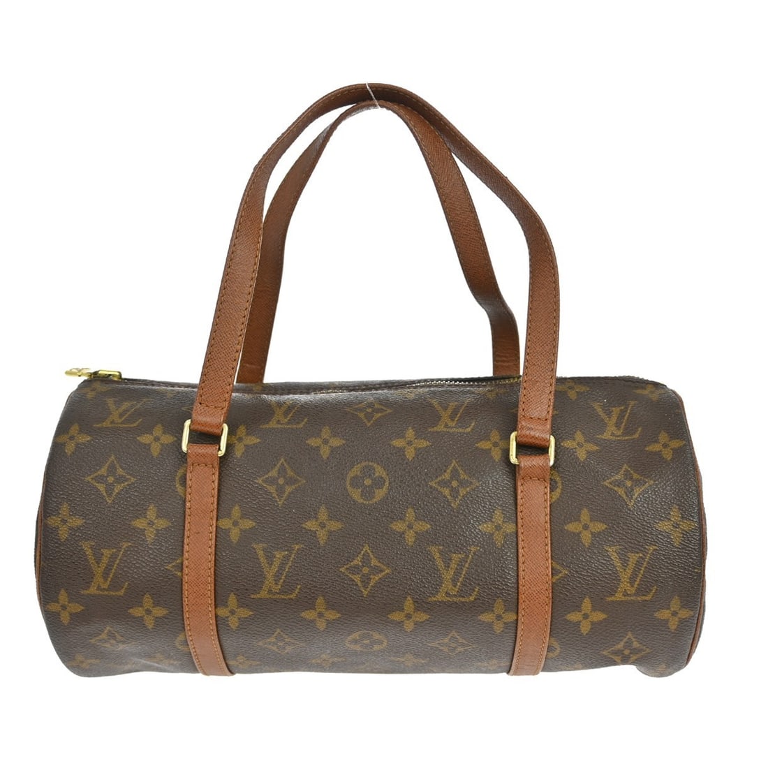 Louis Vuitton Papillon 30 Monogram Canvas Zip Handbag M31365: Louis Vuitton Papillon 30 Monogram Canvas Zip Handbag M31365 Vintage Louis Vuitton Papillon 30 handbag in brown monogram canvas with leather double handles and a zip closure. This women's medium handb