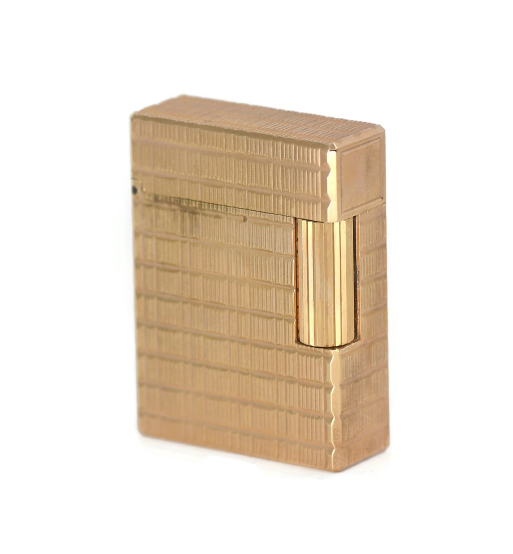 Dupont gold plated lighter 47X35X14MM (1 of 4)