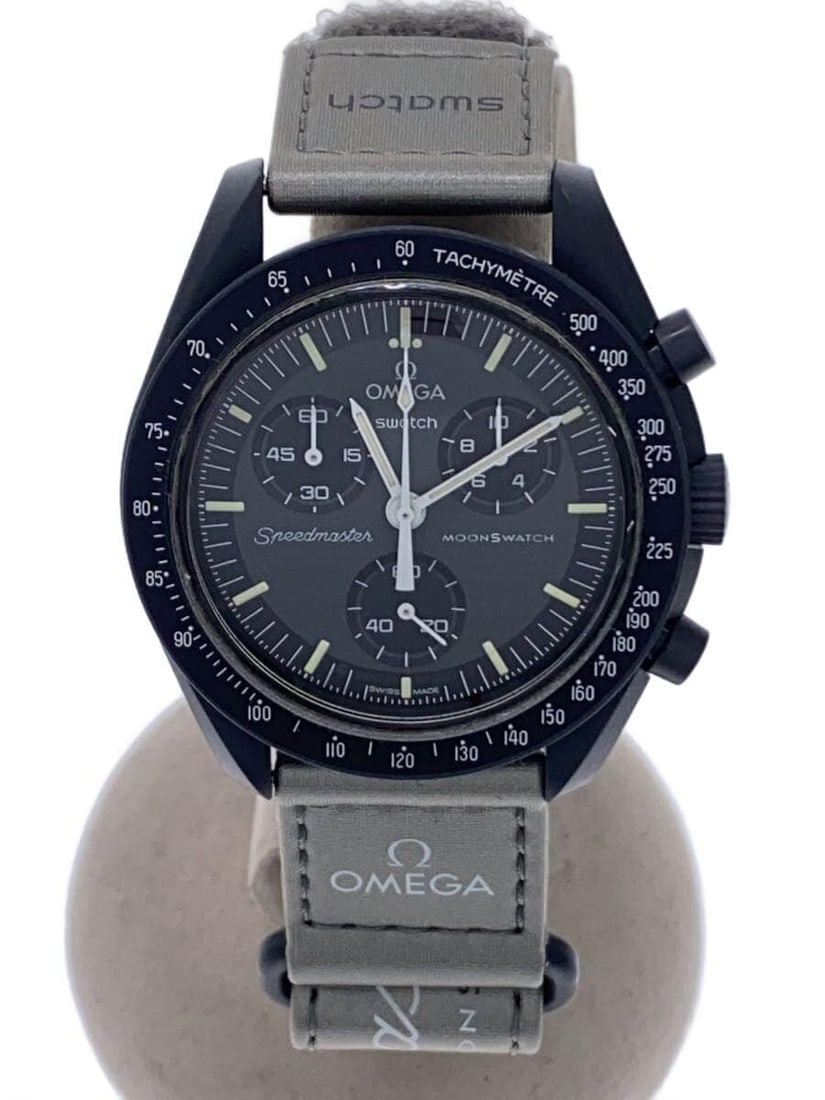 Omega x Swatch Mercury Quartz Men's Wristwatch Gray (1 of 6)