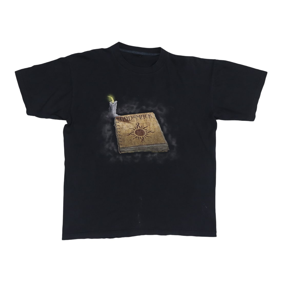 Vintage 2000 Godsmack Black Cotton Band T-Shirt: Vintage 2000 Godsmack Black Cotton Band T-Shirt This is an original vintage Godsmack shirt from the year 2000, not a modern reproduction. The shirt features no back graphics and is made from 100% cott