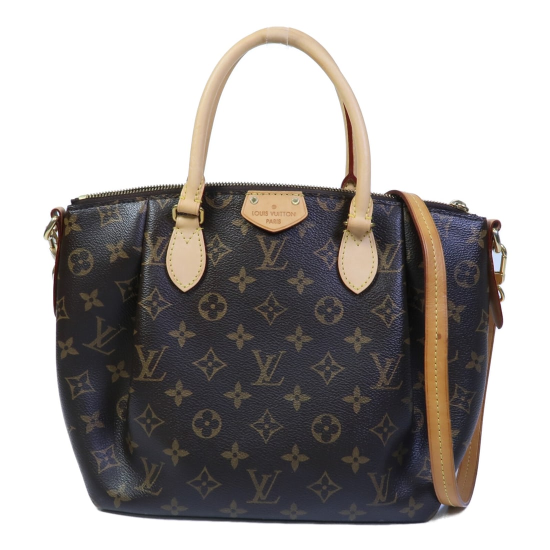 Louis Vuitton Turenne PM Monogram 2 Way Bag Brown: Louis Vuitton Turenne PM Monogram 2 Way Bag Brown A Louis Vuitton Turenne PM 2 Way Shoulder Bag in brown Monogram and PVC coated canvas. This women's bag can be carried by the handle or worn with the 