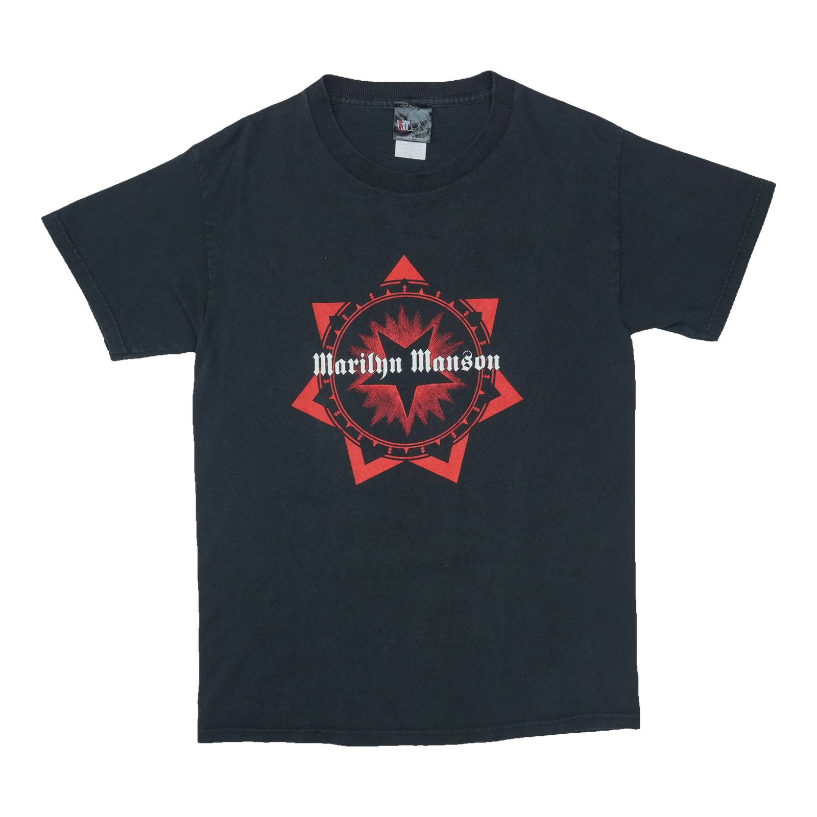 Marilyn Manson Seek Destruction 2000s Black Cotton T Shirt: Marilyn Manson Seek Destruction 2000s Black Cotton T Shirt Original vintage 2000s Marilyn Manson Seek Destruction shirt. This true vintage shirt is not a modern reproduction and is in excellent condit