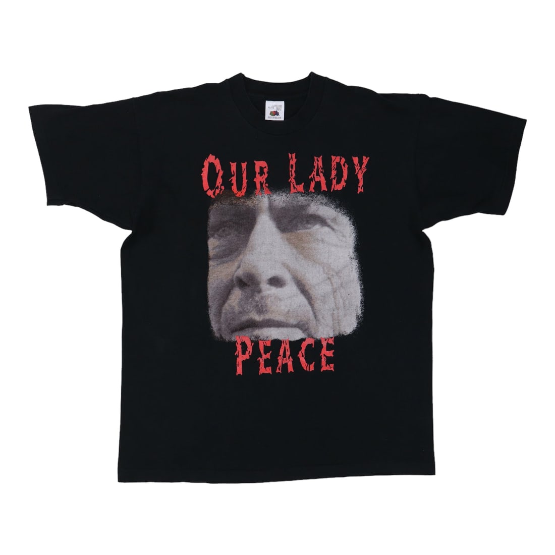 Vintage 1994 Our Lady Peace Band Black Cotton Shirt Size XL: Vintage 1994 Our Lady Peace Band Black Cotton Shirt Size XL This is an original vintage 1994 Our Lady Peace shirt featuring front and back graphics. The shirt is in excellent condition with no holes o