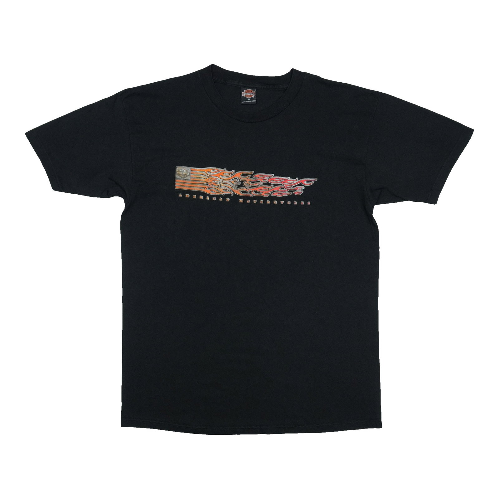 Harley Davidson Topeka Kansas 1990s Black Cotton T Shirt XL (1 of 5)