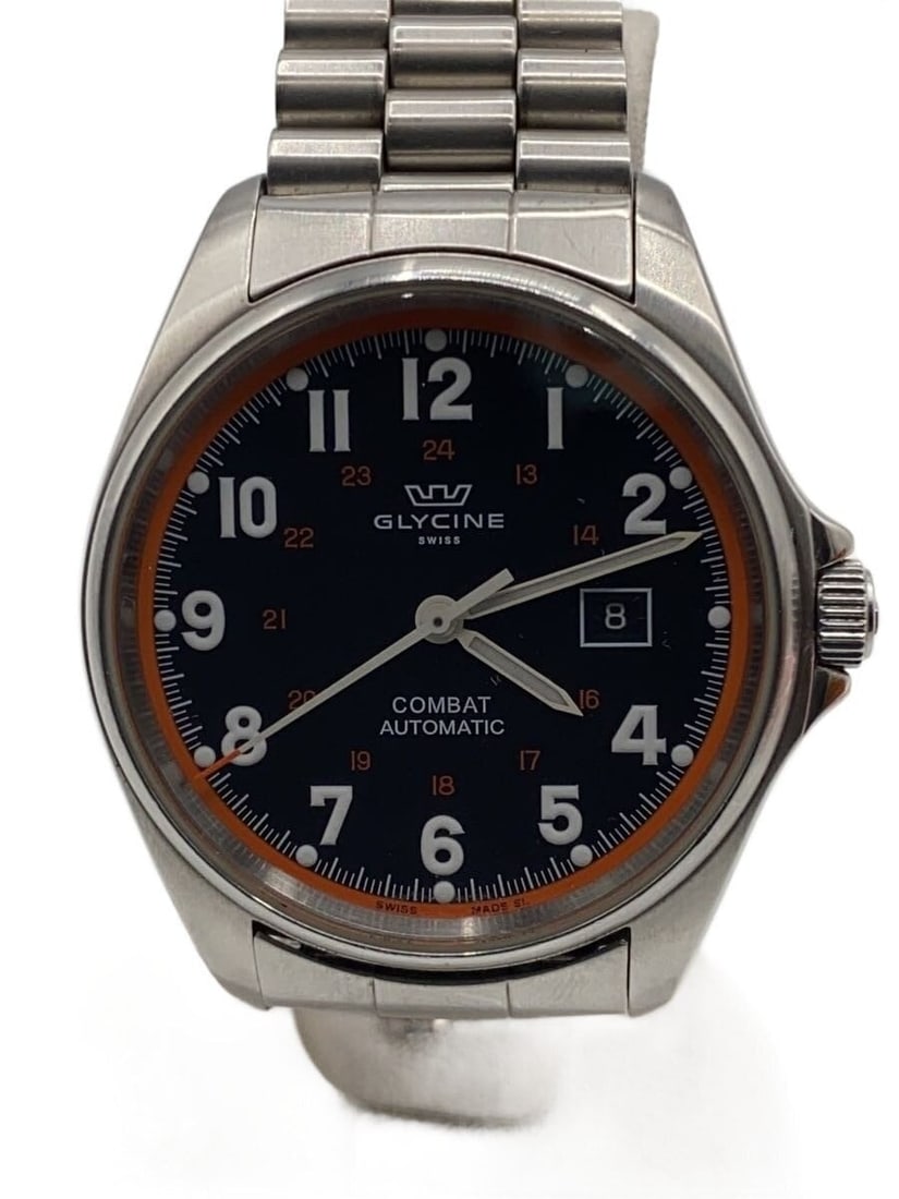 Glycine Combat Series Swiss Men's Black Automatic Wristwatch (1 of 6)