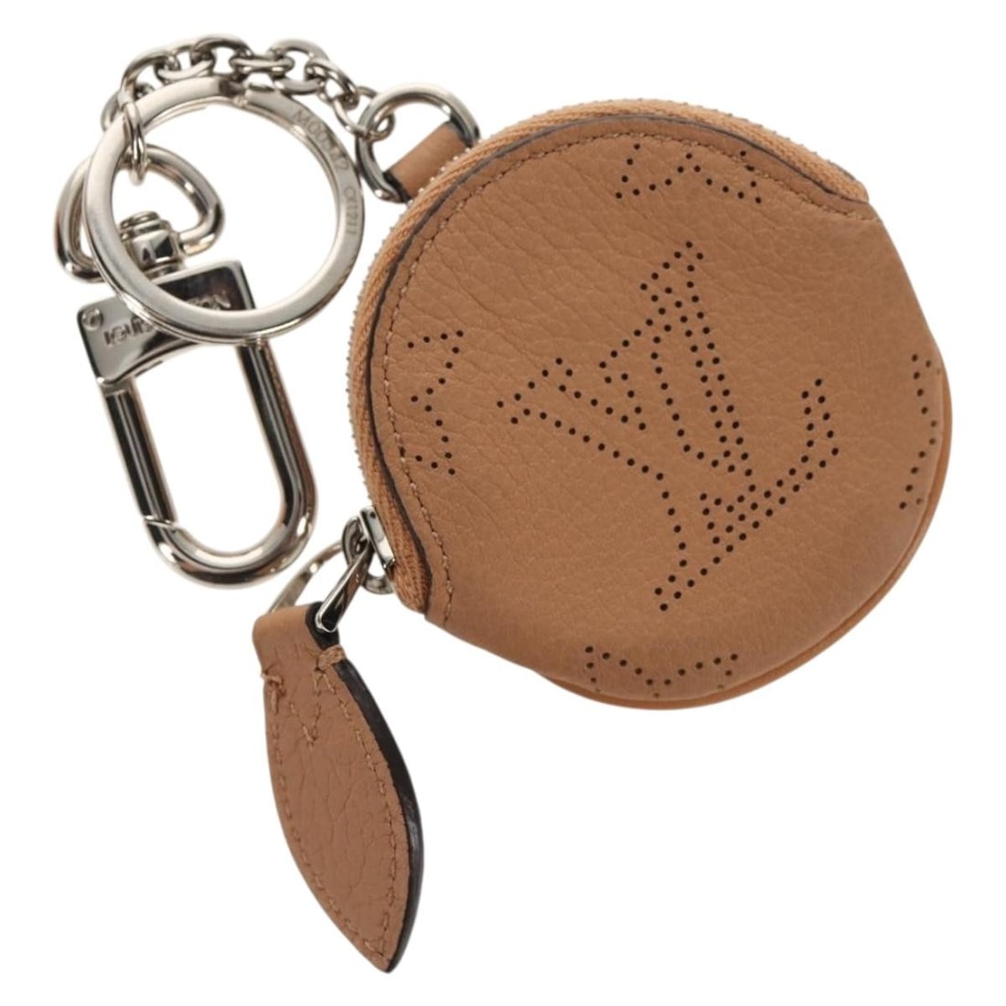 Louis Vuitton Mahina Flight Mode Leather Pouch Charm M00542 Beige (1 of 16)