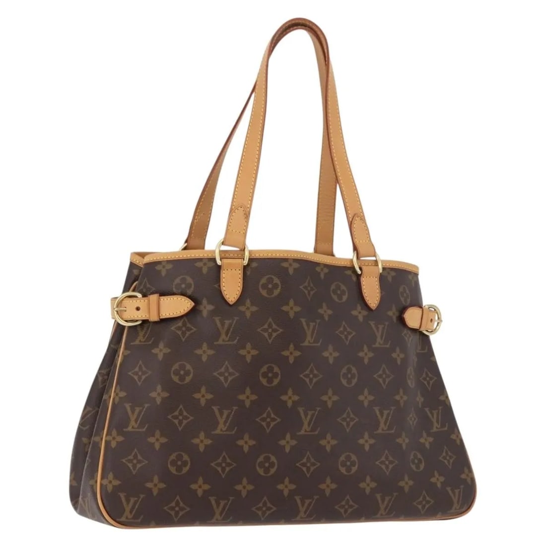 Louis Vuitton Batignolles Brown Canvas Shoulder Bag (1 of 18)