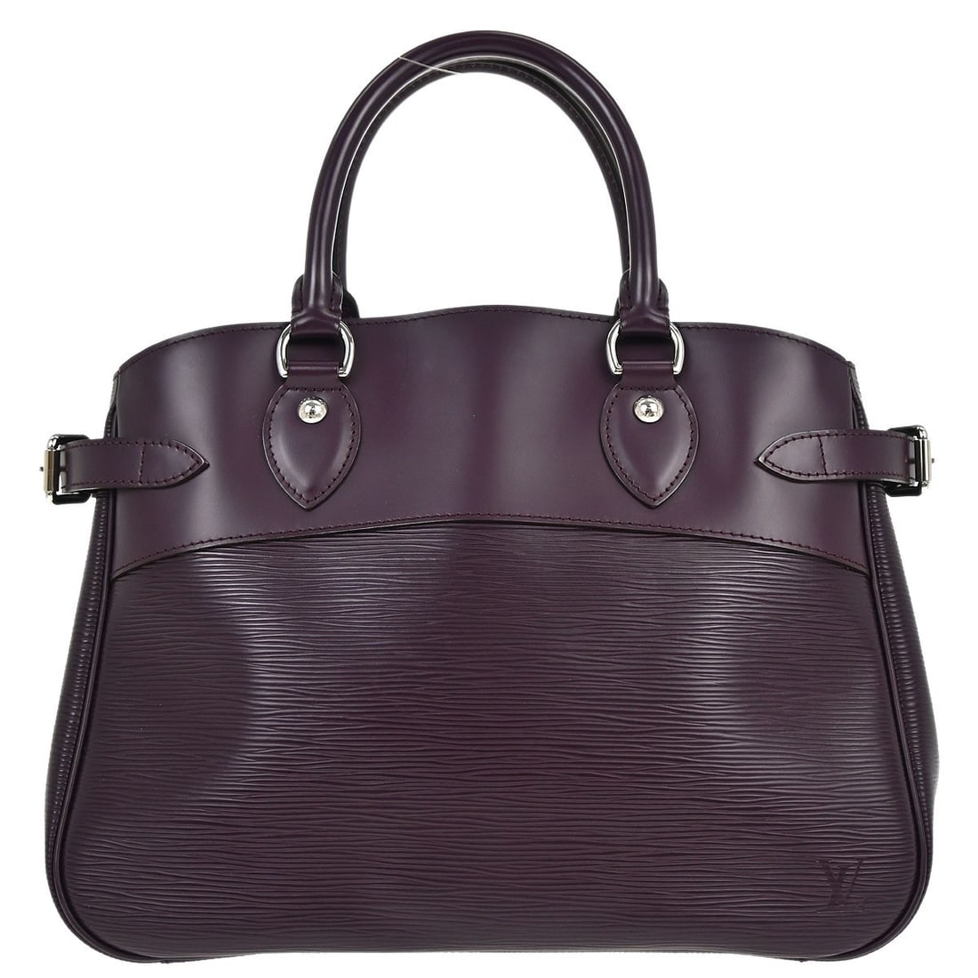 Louis Vuitton Passy PM Purple Epi Leather Tote M5926K: Louis Vuitton Passy PM Purple Epi Leather Tote M5926K Louis Vuitton Passy PM tote handbag in Cassis purple Epi leather with double handles and a canvas lining. This medium tote features inner pockets 