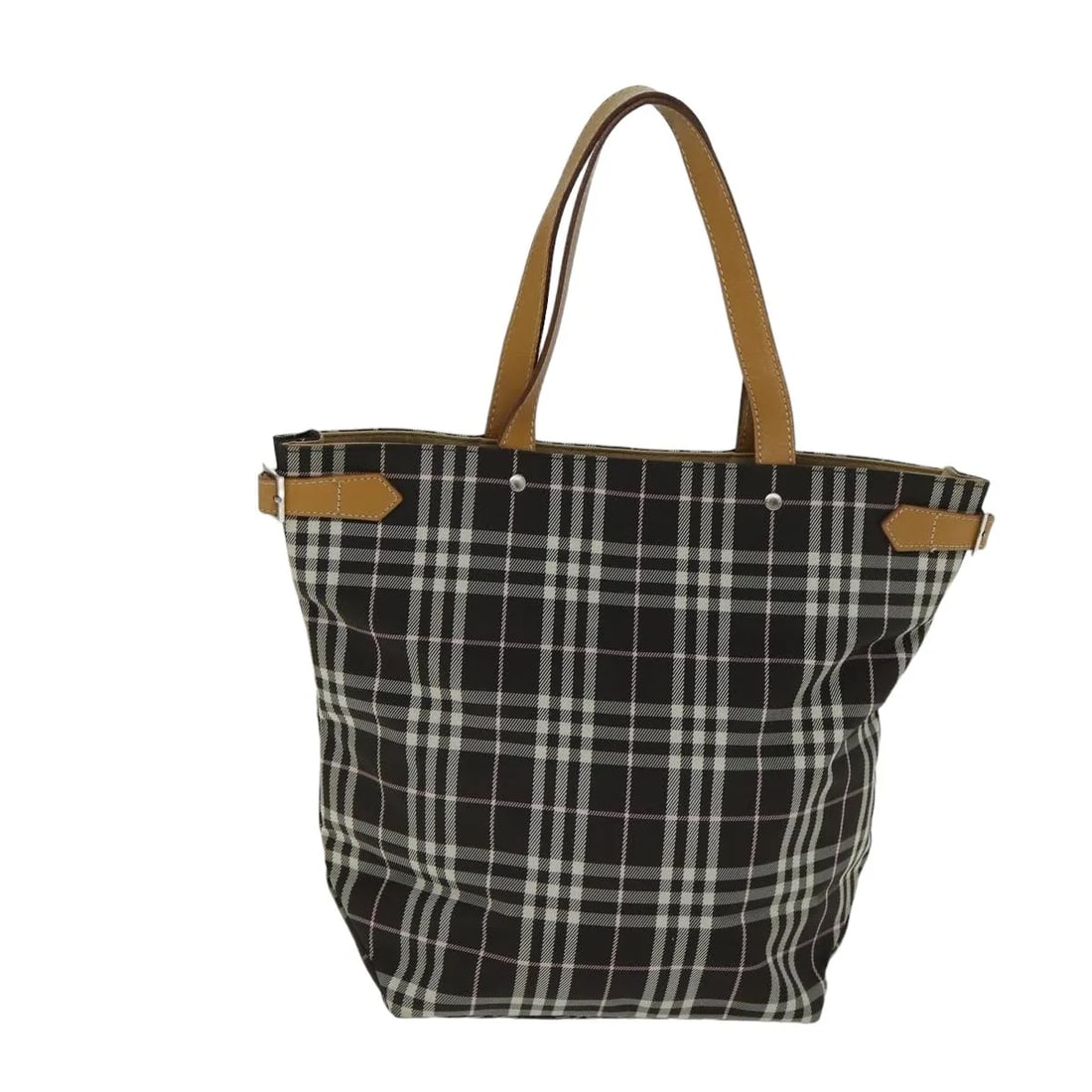 Burberry Nova Check Blue Label Brown Nylon Tote Bag (1 of 18)