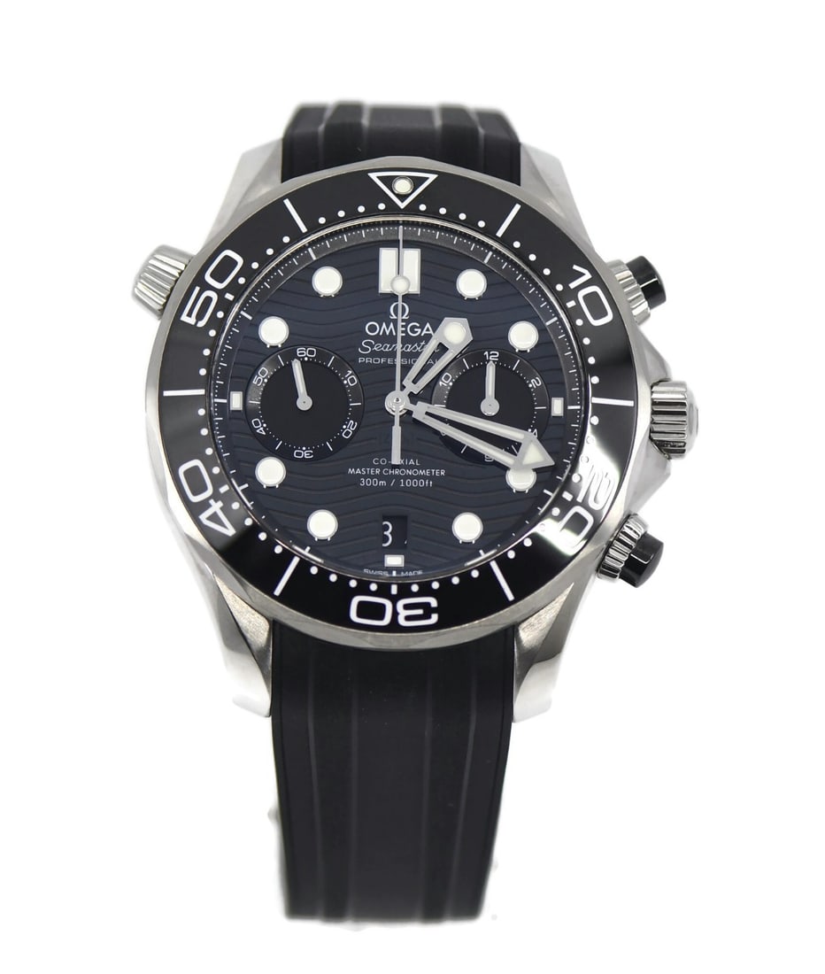 OMEGA 210.32.44.51.01.001 Seamaster Diver Chronograph Wristwatch Steel (1 of 5)